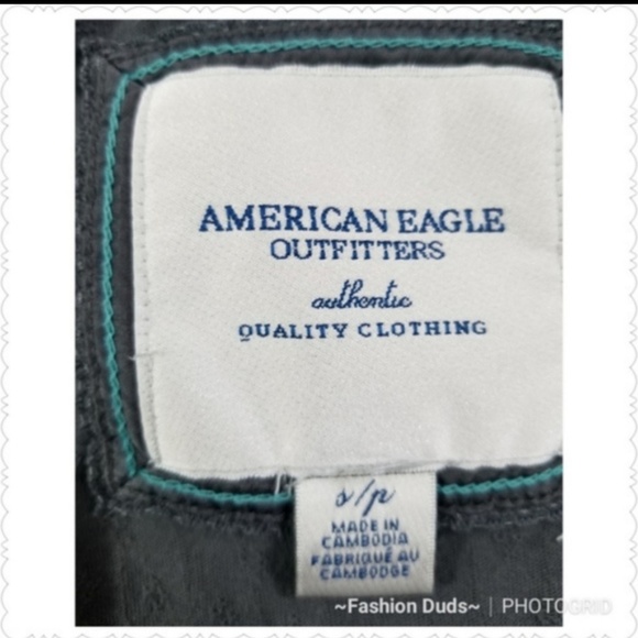 AMERICAN EAGLE Top AEO GRAY S P - Picture 3 of 5